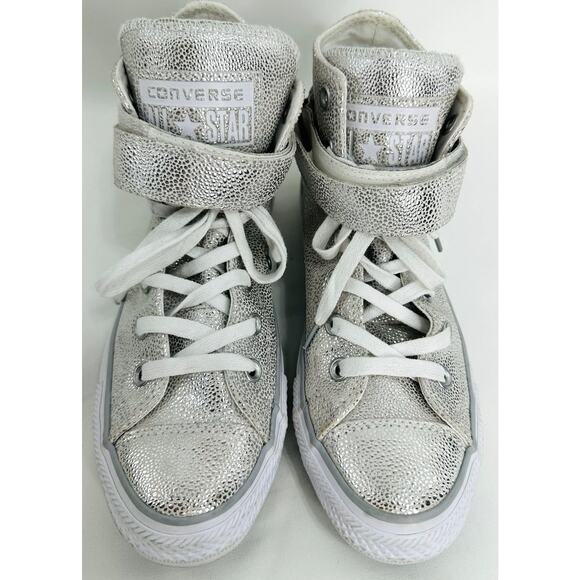 Converse Chuck Taylor All Star Brea High Tops in Silver size 7 - Picture 6 of 10